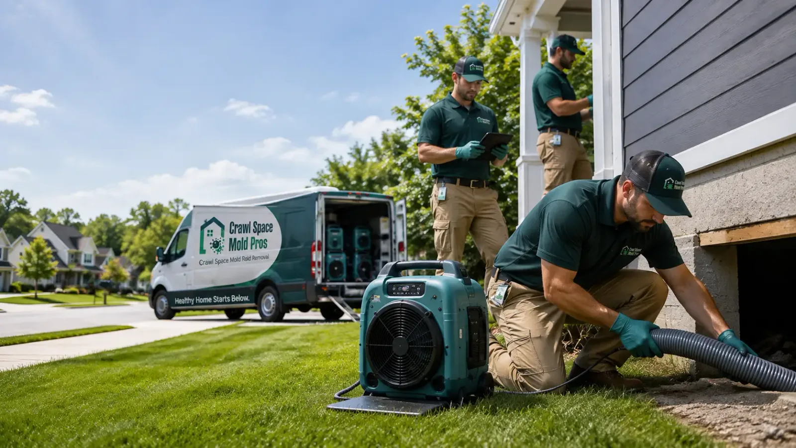 Crawl Space Mold Removal in Ellenton, FL
